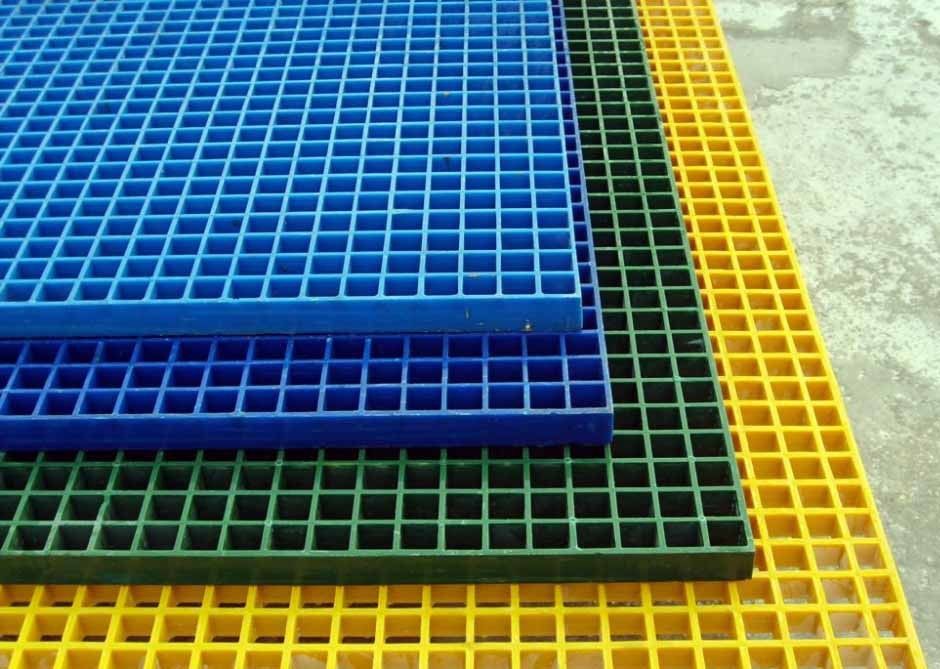 ASTM Fiberglass Reinforced Plastic Gratings FRP Walkway Grating Ketahanan Korosi