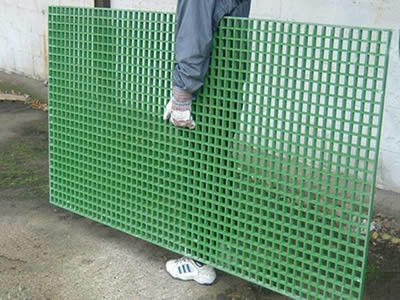 ASTM Fiberglass Reinforced Plastic Gratings FRP Walkway Grating Ketahanan Korosi