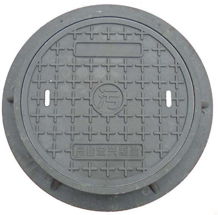 Teknik Sipil Fiberglass Manhole Cover Ketahanan Korosi Tinggi,Circle Manhole Cover