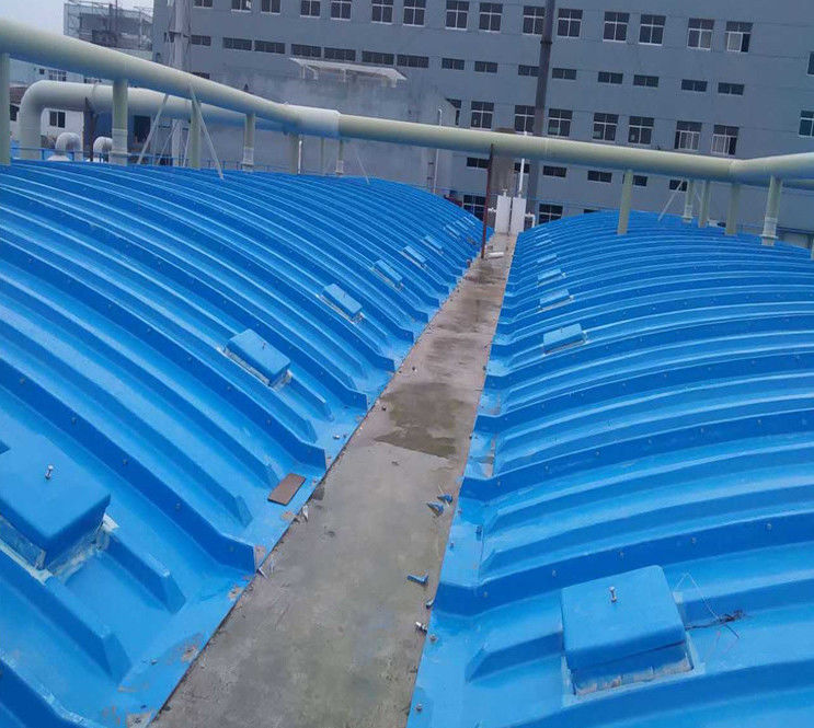 Penutup Tangan FRP Plastik Bertulang Fiberglass Digunakan Di Instalasi Pengolahan Limbah