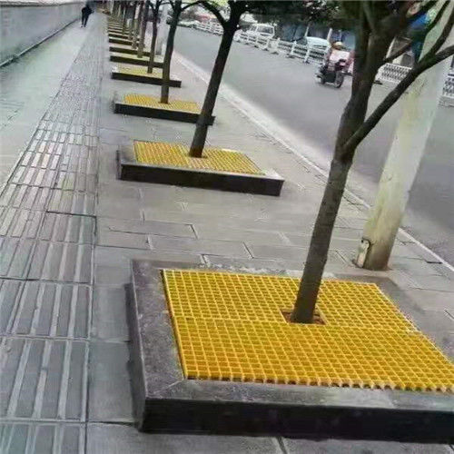 OEM FRP Pultruded Products With Excellent Strength Abrasion Proof,Grid tempat tidur bunga
