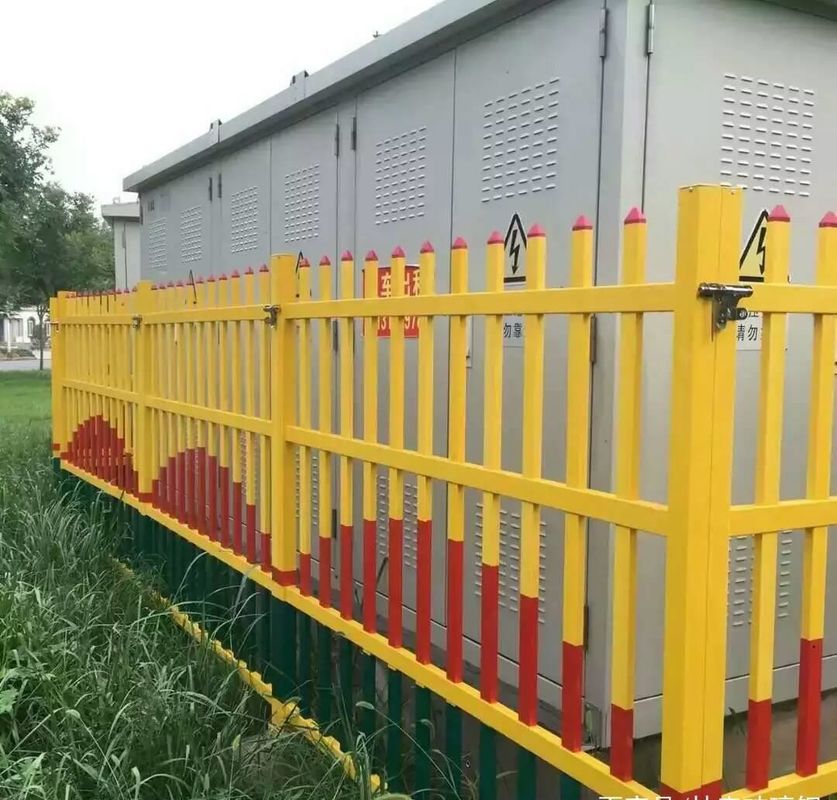 Panel Pagar Privasi Fiberglass Bukti UV Non Korosi Umur Pemakaian Panjang