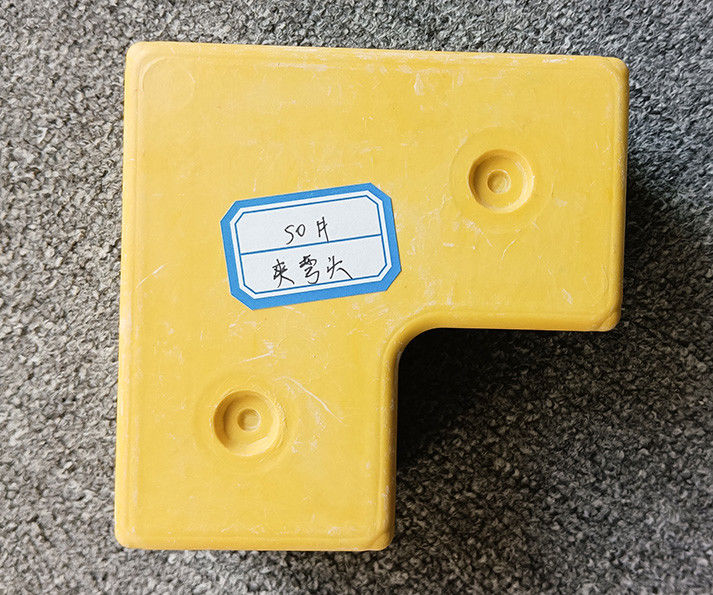 FRP Connectors Fittings Fiberglass Tube Pipe 50mm SMC Two Way Corner FRP Tube Aksesoris