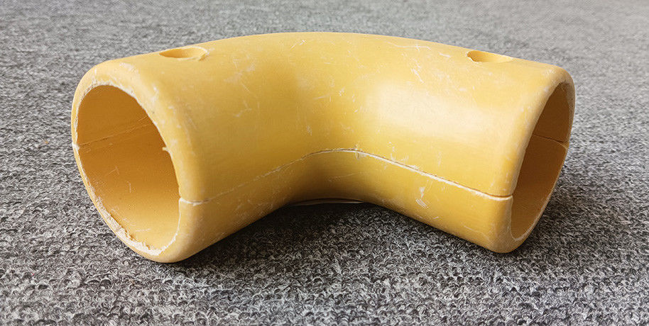 Konektor FRP Kekuatan Tinggi Fittings Pagar Handrail Fiberglass Tee / Pipe Connector Tube Elbow