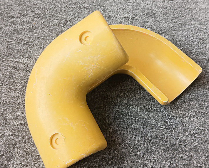 Konektor FRP Kekuatan Tinggi Fittings Pagar Handrail Fiberglass Tee / Pipe Connector Tube Elbow