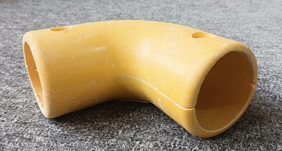 Konektor FRP Kekuatan Tinggi Fittings Pagar Handrail Fiberglass Tee / Pipe Connector Tube Elbow
