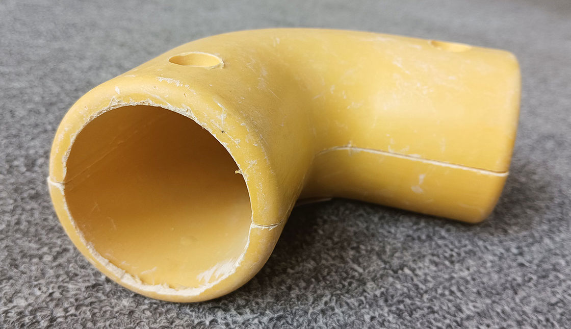 Konektor FRP Kekuatan Tinggi Fittings Pagar Handrail Fiberglass Tee / Pipe Connector Tube Elbow