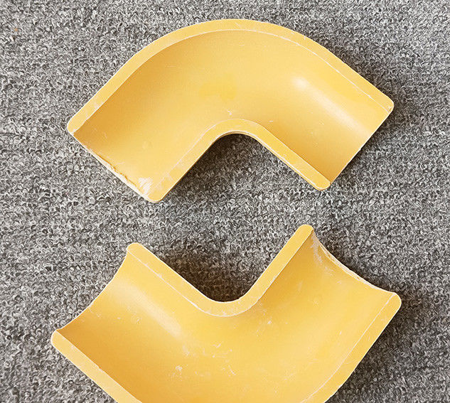 Konektor FRP Kekuatan Tinggi Fittings Pagar Handrail Fiberglass Tee / Pipe Connector Tube Elbow
