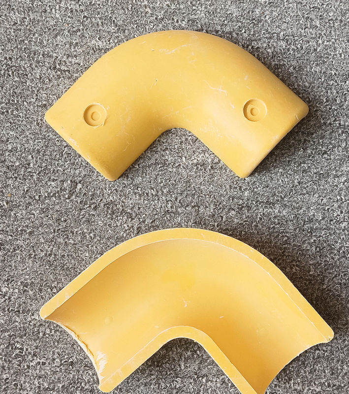 Konektor FRP Kekuatan Tinggi Fittings Pagar Handrail Fiberglass Tee / Pipe Connector Tube Elbow