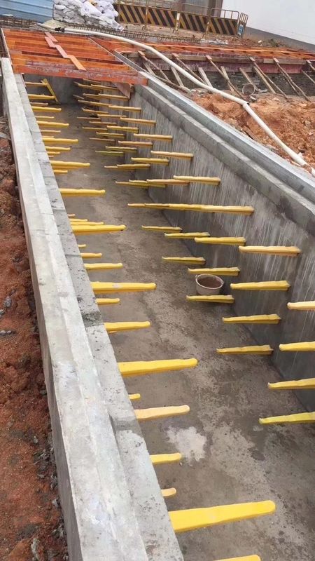 Kustomisasi FRP Komposit Bracket Kabel Daya Dukungan Kabel Trench Dukungan Embedded Pipe And Cable Bracket
