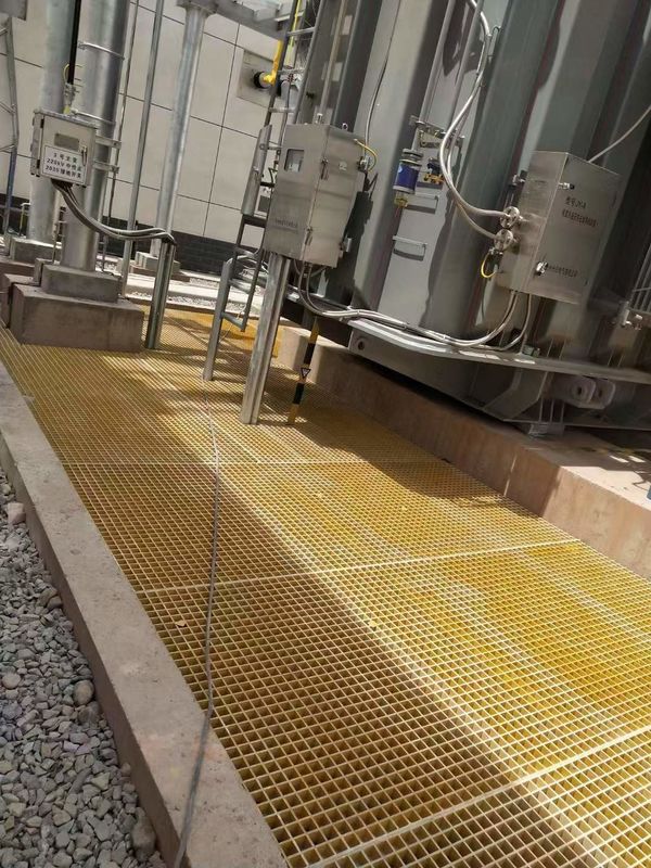 Fish Farm FRP Grating Walkway atau Platform Dapat Disesuaikan Untuk Ukuran Dan Warna